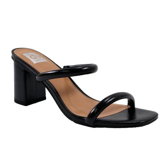 DV Dolce Vita Yorke Heeled Sandals Black - Size 8 - Picture 1 of 12